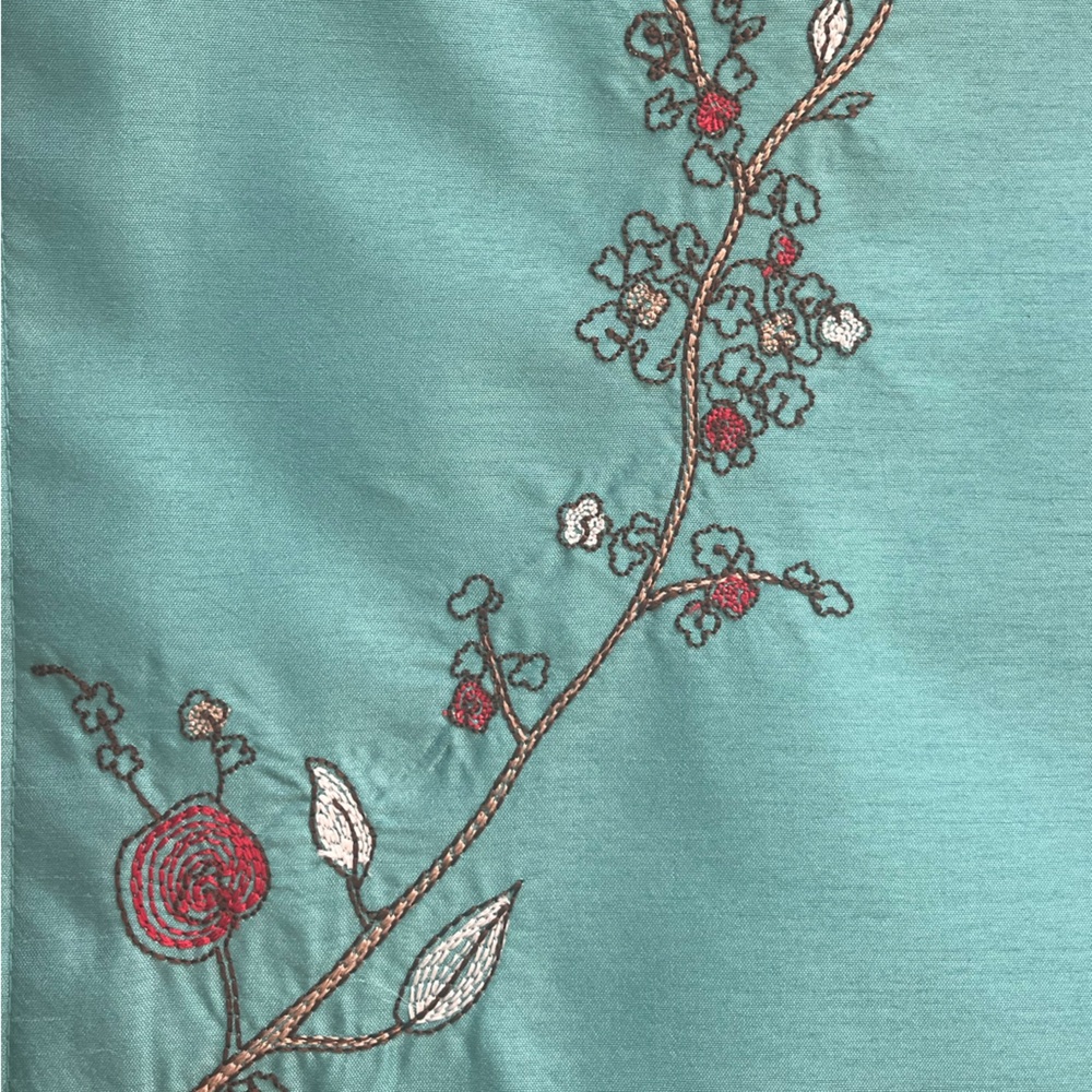 NWT Lenox Chirp Turquoise Table Runner, 19x70 - Picture 8 of 13